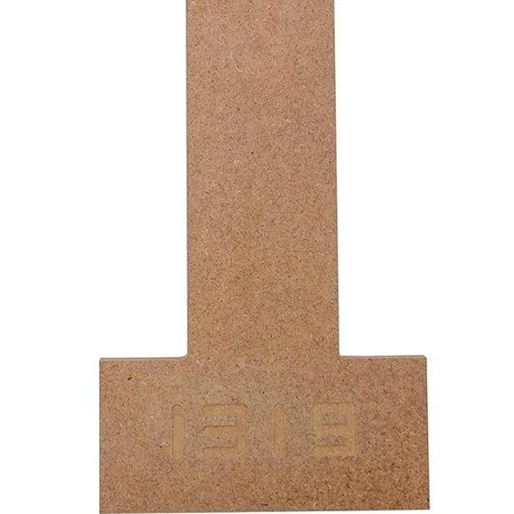 JoePaul's Crafts - 12" Pixelated Video Game Wooden Letter T - Picture 3 of 4